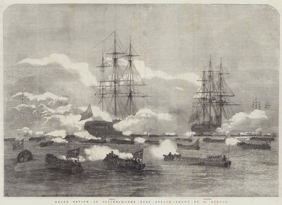 Grand Review at Spithead, the Boat Attack by Edward Duncan